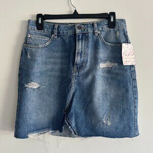 Free People Denim Mini Skirt Size 27